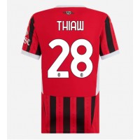 Zenski Nogometni Dres AC Milan Malick Thiaw #28 Domaci 2024-25 Kratak Rukav